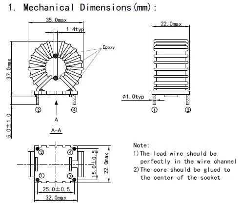 Ikp Electronics Vertical Common Mode Choke, 최상위 중국 인듀서 제조업체