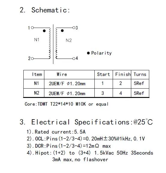 0.2mh 공장 가격 CE/UL/RoHS 인증을 가진 일반 모드 질식 인덕터
