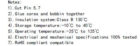고품질 Etd39 태양광용 고주파 트랜스포머