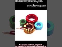 Mn-Zn 페리트 부드러운 자기 원형 금속 파우더 자석 코어 JC183